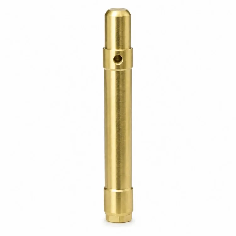 Precision CNC Machined Cross-Drilled Stepped Shaft